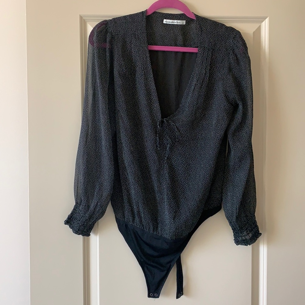Abercrombie & Fitch Black Bodysuit